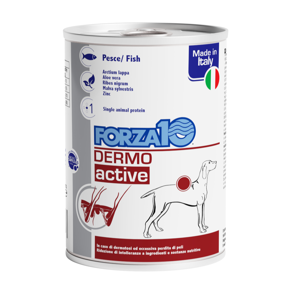 Forza10 Active Line Dermo mit Fisch - 12 x 390 g von Forza10 Active Line Dog