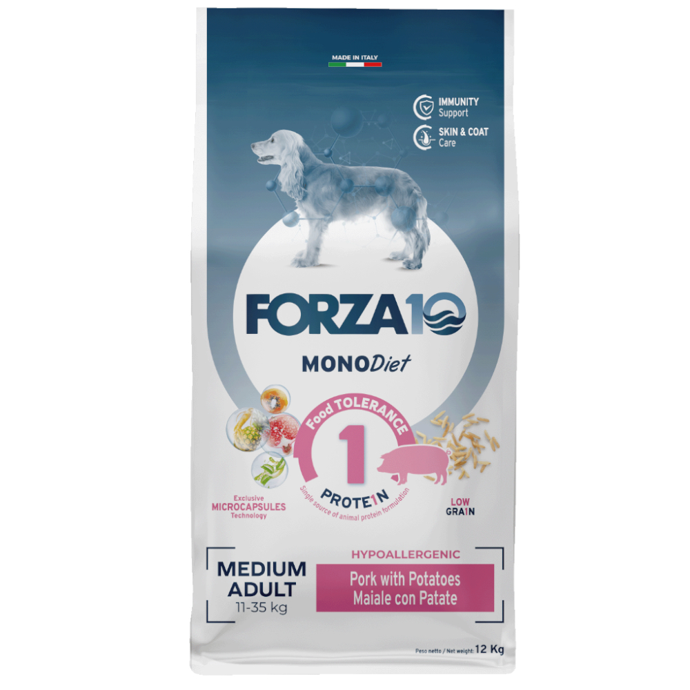 Forza 10 Medium Diet Low Grain mit Schwein - 12 kg von Forza10 Diet Dog