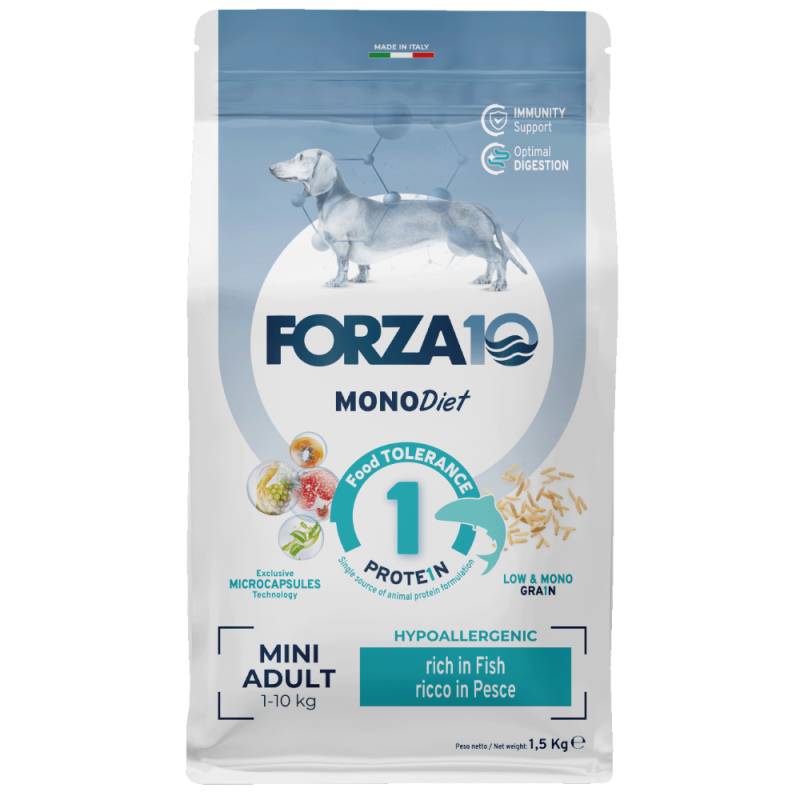 Forza 10 Mini Diet mit Fisch - Sparpaket: 2 x 1,5 kg von Forza10 Diet Dog