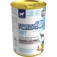 Forza10 Diet Low Grain 6 x 400 g - Lamm & Reis von Forza10 Diet Dog