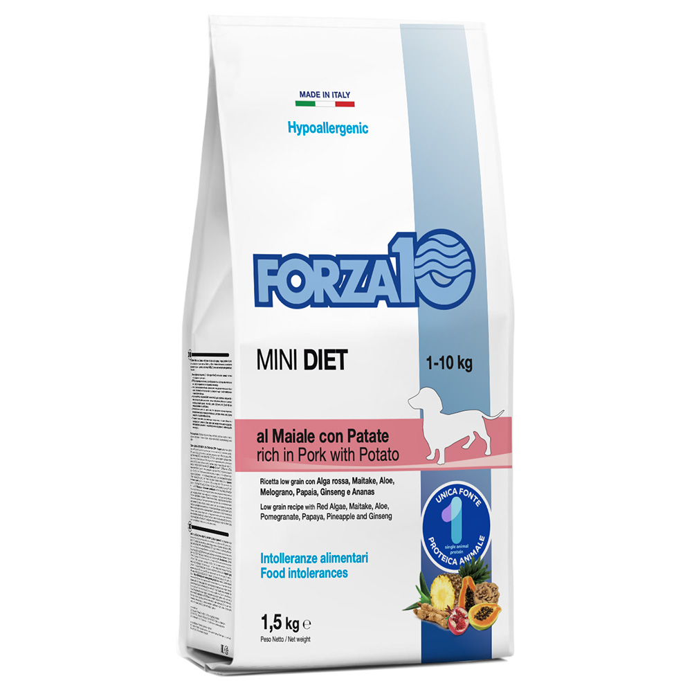 Forza10 Mini Diet Low Grain mit Schwein & Kartoffeln - 1,5 kg von Forza10 Diet Dog