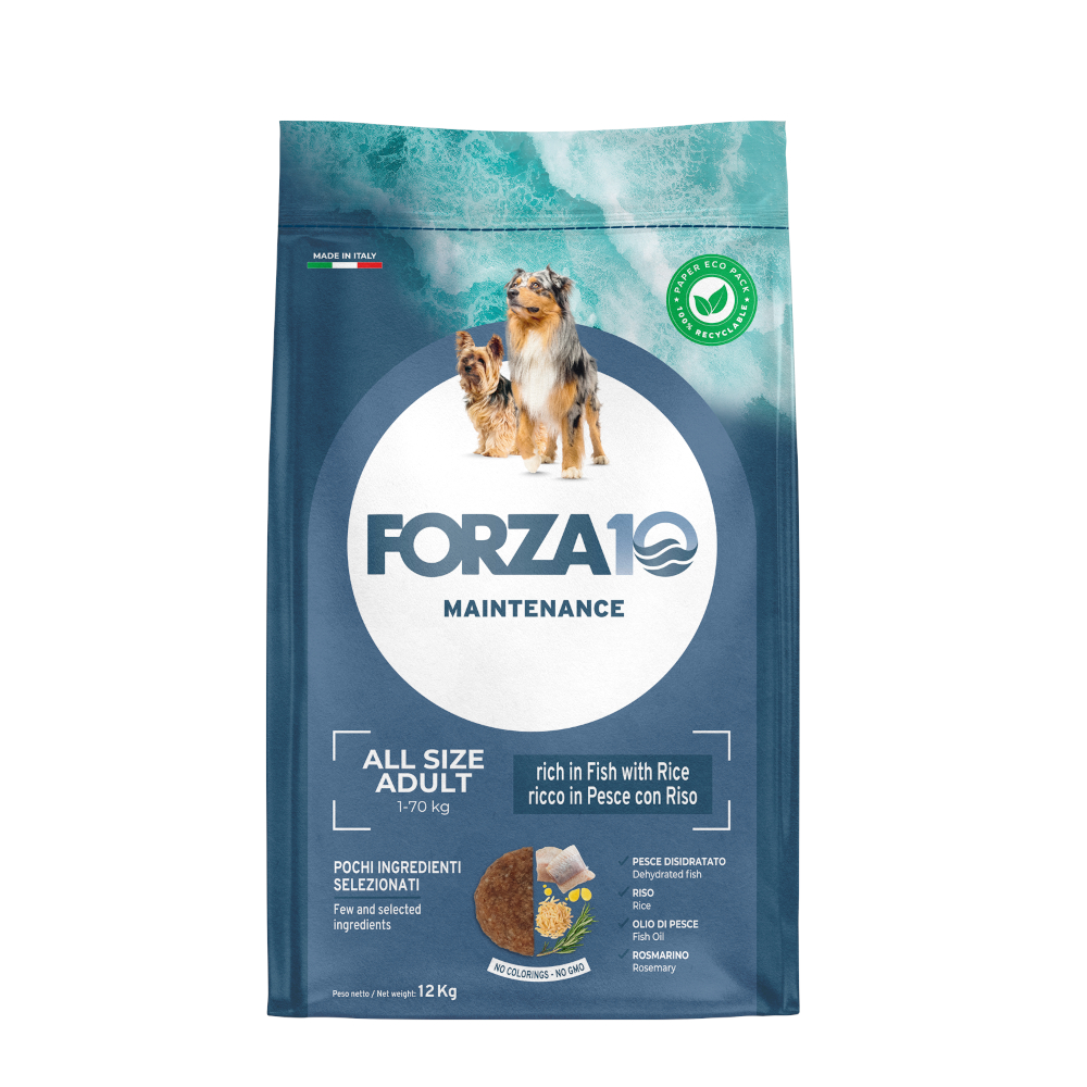 Forza 10 All Breeds Maintenance Fisch & Reis - 12 kg von Forza10 Maintenance Dog