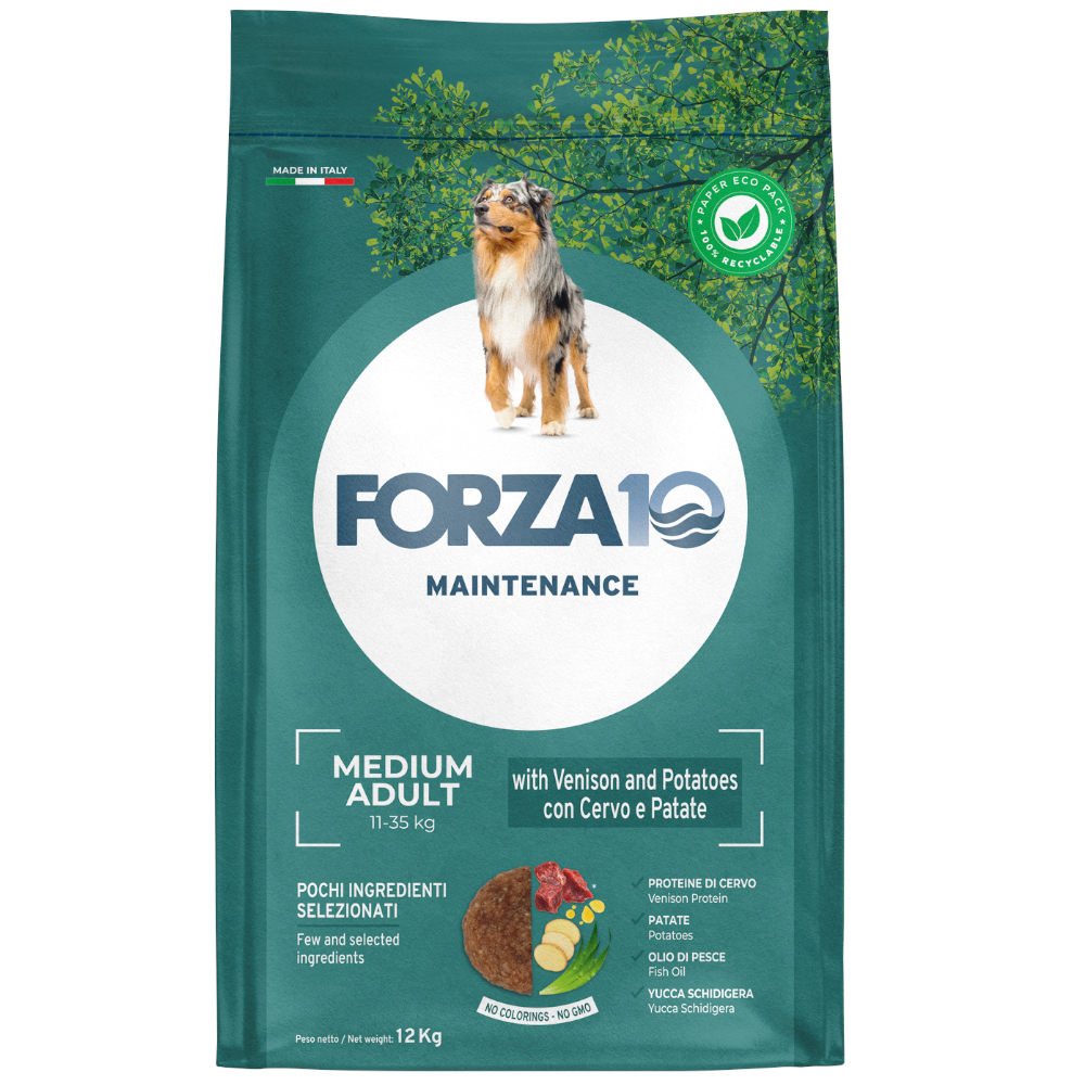 Forza 10 Medium Maintenance mit Hirsch & Kartoffeln - 12 kg von Forza10 Maintenance Dog