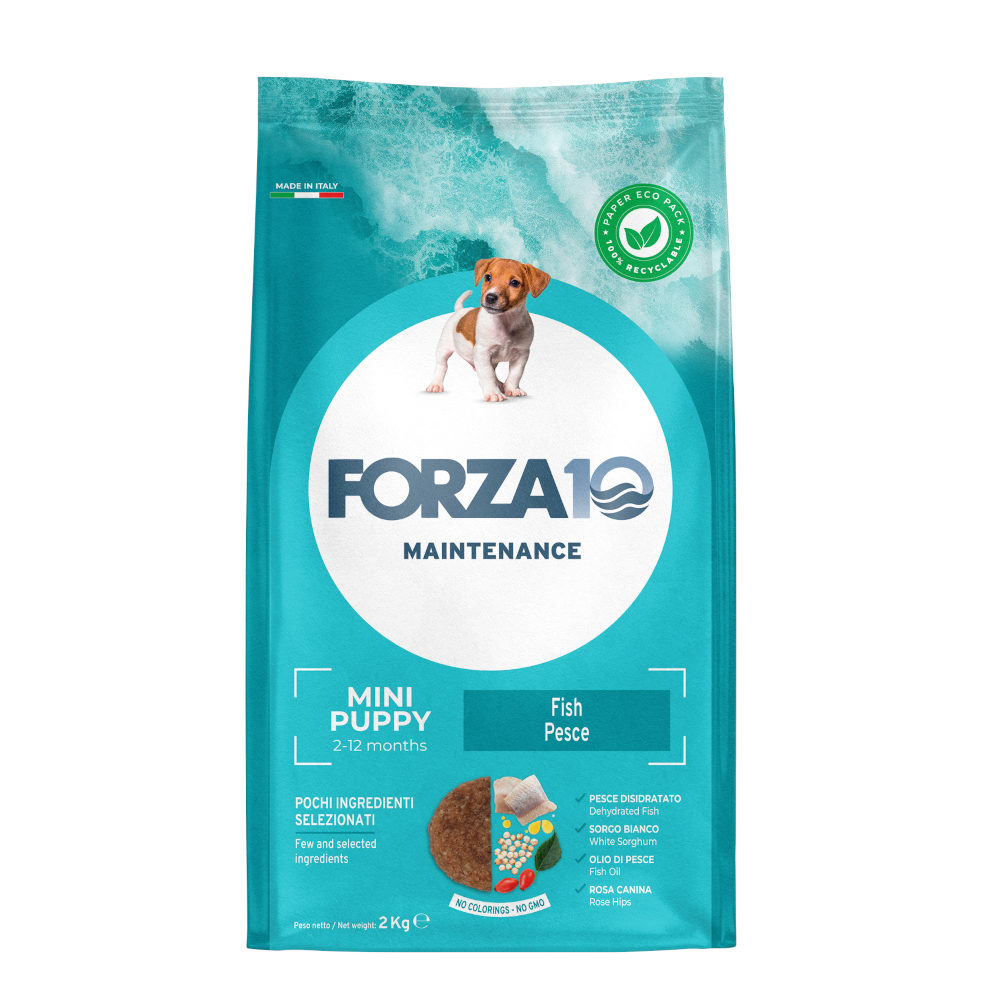 Forza 10 Mini Puppy mit Fisch - 2 kg von Forza10 Maintenance Dog