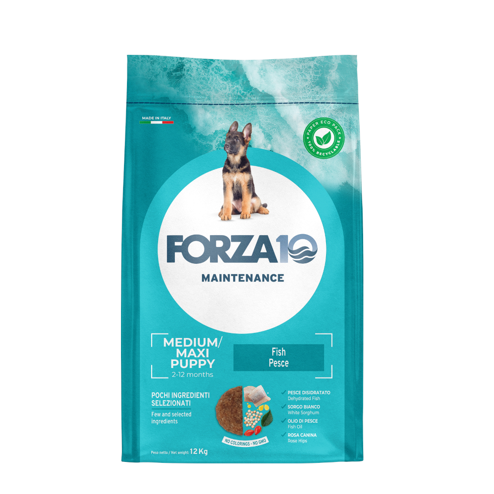 Forza 10 Puppy Junior mit Fisch - 12 kg von Forza10 Maintenance Dog