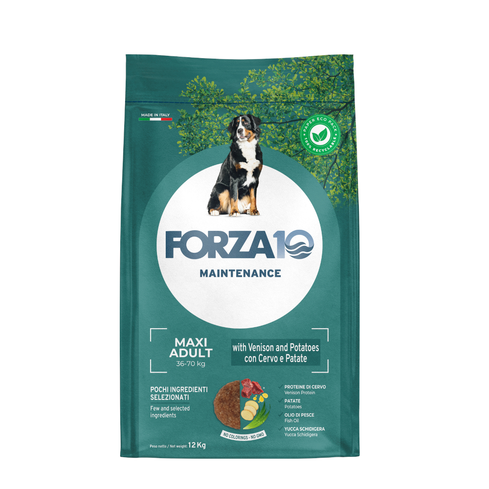 Forza10 Maintenance Maxi mit Wild & Kartoffel - Sparpaket: 2 x 12 kg von Forza10 Maintenance Dog