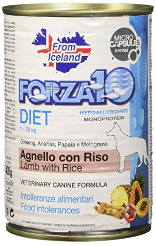 FORZA F10 Hund Pate 'Diet Lamm/Reis GR. 400 von Forza10