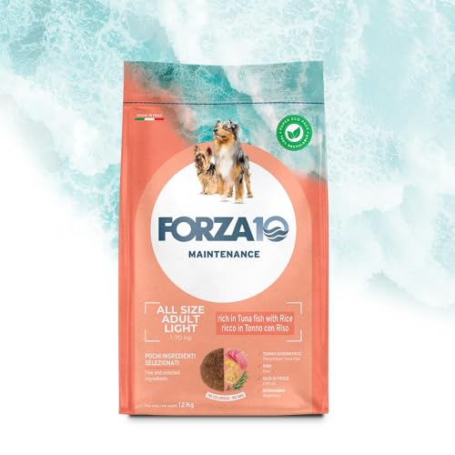 Forza10 Hund Maintenance Adult Light Trockenfutter Thunfisch mit Reis All Size (alle Größen) - 12 kg von Forza10