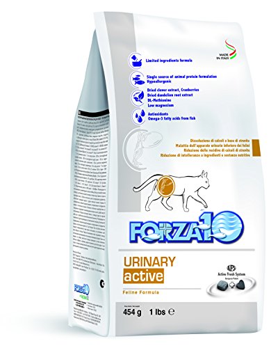 Forza10 Trockenfutter für Katzen im Falle von Erkrankungen der unteren Harnwege, 1er Pack (1 x 454 g) von Forza10