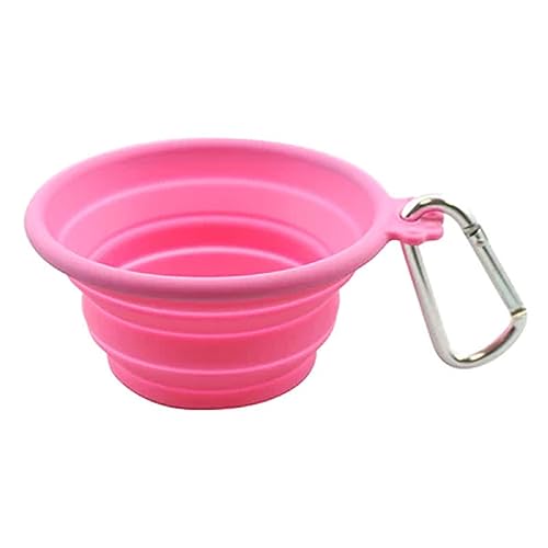 FouFou Dog 60212 Collapsible Bowls Hund und Katze Schüssel, S, rosa von FouFou Dog