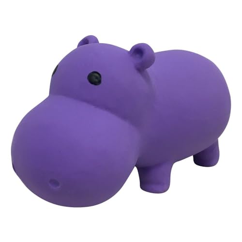 FouFou Dog 85646 Zoo Chew II Latex Dog Chew Toy - Hippo Hundespielzeug von FouFou Dog