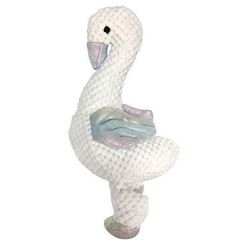 FouFou Dog 87004 Under The Sea Knotted Toy Large - Swan Hundespielzeug von FouFou Dog