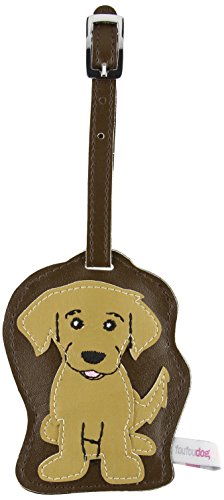 FouFou Dog 90015 LUGGAGE Golden Retriever Geschenkidee Kofferanhänger von FOU