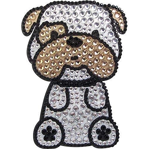 FouFou Dog 92952 Rhinestone Stickers Bulldog Geschenkidee Aufkleber von FouFou Dog