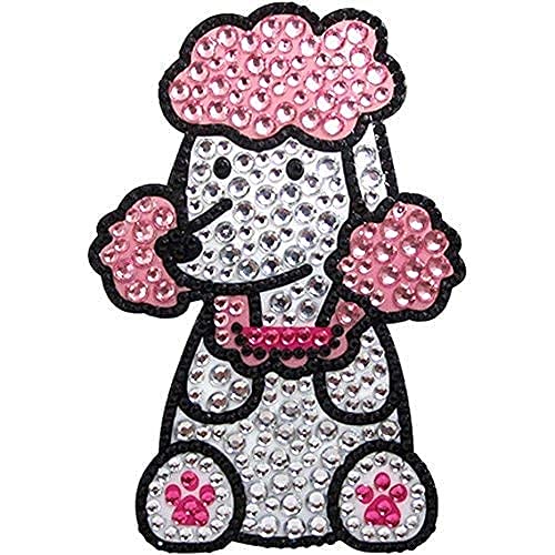 FouFou Dog 92964 Rhinestone Stickers Poodle Geschenkidee Aufkleber von FouFou Dog