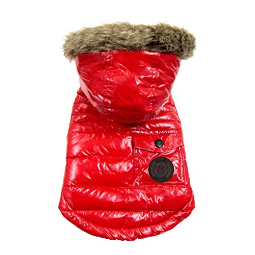 FouFou Dog FFD 61060 2016 Winter Coat Hundemantel, M, rot von FouFou Dog