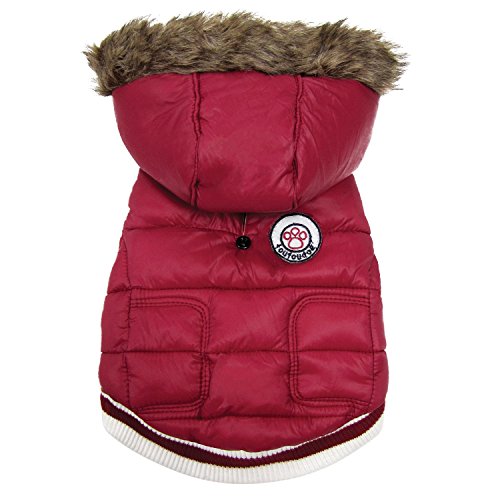 FouFou Dog FFD 62522 Expedition Parka Hundemantel, S, rot von FouFou Dog