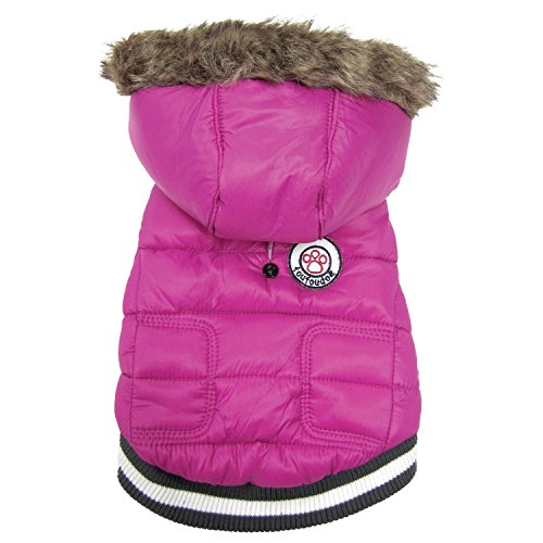 FouFou Dog FFD 62535 Expedition Parka Hundemantel, XS, rosa von FouFou Dog