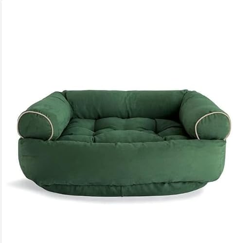 Hundebett cord Wildleder-Sofa-Hundebett 2023, mehrere Größen, orthopädisches Hundesofa, Memory-Schaum-Matratze, langlebiges, beruhigendes Hunde-Sofabett, weicher Schlaf, waschbares Hundebett mit rutsc von FouncY