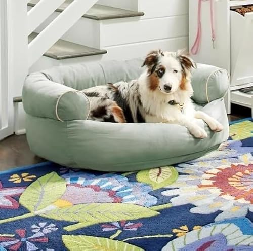 Hundebett cord Wildleder-Sofa-Hundebett 2023, mehrere Größen, orthopädisches Hundesofa, Memory-Schaum-Matratze, langlebiges, beruhigendes Hunde-Sofabett, weicher Schlaf, waschbares Hundebett mit rutsc von FouncY