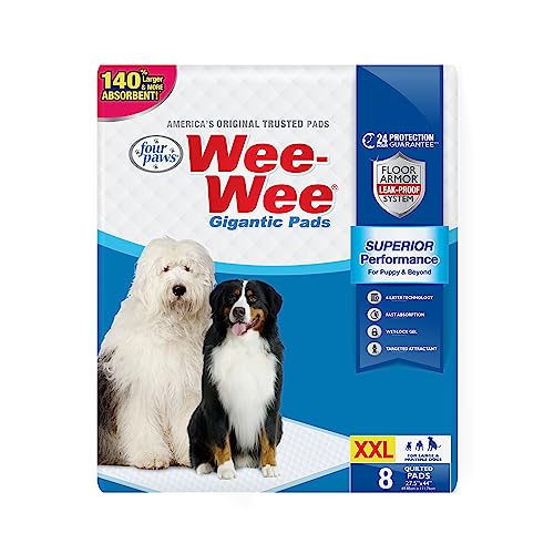 Four Paws Wee-Wee Gigantische Hunde-Einlagen, 8 Stück von Four Paws