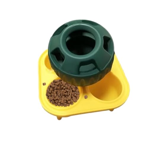Fovolat Hundespielzeugbälle - Hundespielzeug Leckerli-Ball für interaktives Spielen | Interaktives Hundezahnreinigungsspielzeug, befüllbarer Leckerli-Ball für Hunde, mittelgroßer Welpe von Fovolat