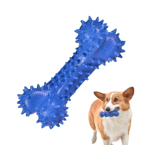 Foway Hundespielzeug mit Stachelknochen | Stacheliges Kauspielzeug für Welpen aus Gummi | Weiches Welpenspielzeug, Apportierspielzeug zum Zahnen für Haustiere, Mundgesundheit, energieverbrauchend von Foway