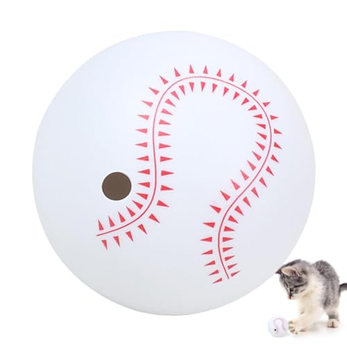 Foway Katzenklangbälle,Katzenbälle, die Geräusche Machen,Interaktiver Katzenball - Lustiges klassisches Katzenballspielzeug, interaktiver Katzenball, Kitty Kitten Katzenminze-Übungsspielzeug für von Foway