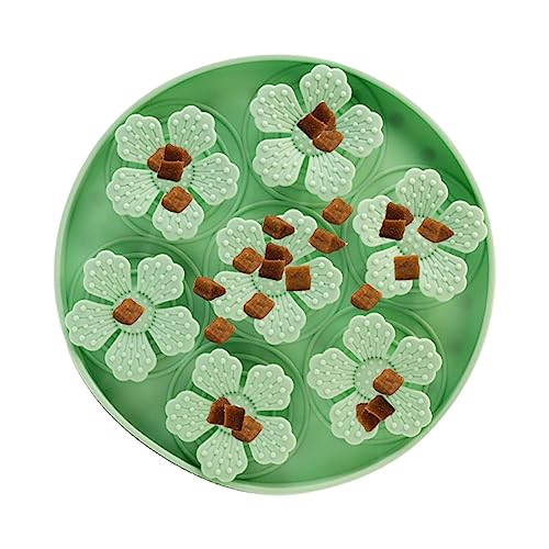 Foway Katzenleckmatte,Pet Slow Feeder rutschfeste Leckmatte für Hunde | Hunde-Puzzle-Anreicherungsspielzeug, Leckkissen für Hunde zum Baden, Leckmatte zur Linderung von Angstzuständen, Leckereien, von Foway