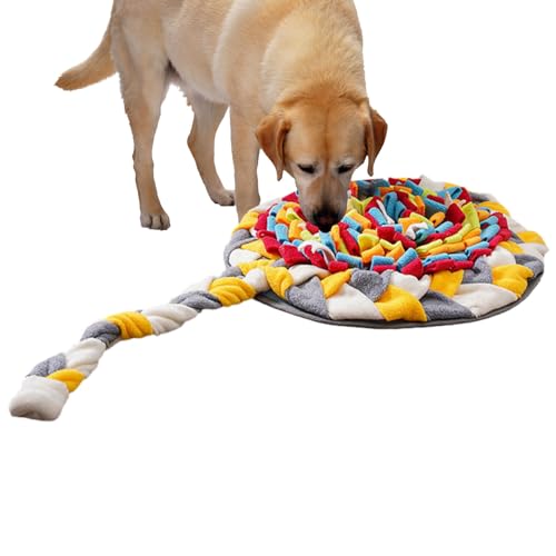Foway Schnüffelmatte für Hunde | Interaktive Leckerlimatte für Hunde in Bonbonform - Hundefuttermatte, Hundefütterungsmatte, Hunde-Anreicherungsspielzeug, Hunde-Grabspielzeug, Langeweile-Buster von Foway