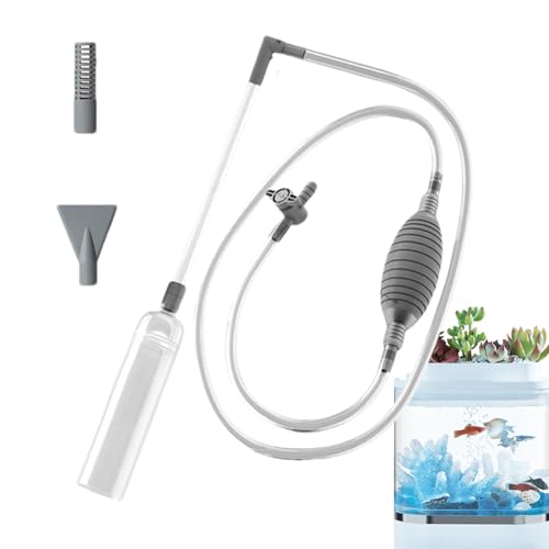 Foway Siphon-Staubsauger für Aquarien, Aquarium-Staubsauger - Effiziente Siphon-Reinigungspumpe für Aquarien | Hand-Siphon-Staubsauger für Aquarien, Wasserwechselwechsler, Siphon-Vakuum-Kiesreiniger von Foway