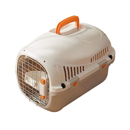 Foway Transportbox für Haustiere, tragbarer Katzenkäfig - Katzen-Reisetransportbox - Waschbare Reisetrage für Haustiere, tragbare, stressfreie Transportbox für Katzen, robuste, abnehmbare Katzentasche von Foway