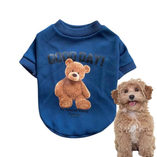 Foway Welpen-Sweatshirt, Hundepullover für kleine Hunde, Welpenkleidung Pullover Sweatshirt Weste, Warmer Jackenmantel für Welpen, Kätzchen, Winter, kaltes Wetter, Haustier-Pyjama, T-Shirt für von Foway