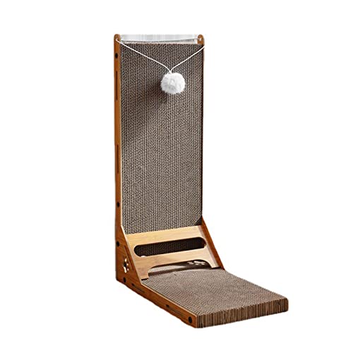 Fowybe 5 Pcs Katzen-Kratzbrett - Cat Scratcher Loungebett aus Pappe,Langlebige Board-Pads, geeignet für Katzen zum Ausruhen, Krallenschleifen und Spielen von Fowybe