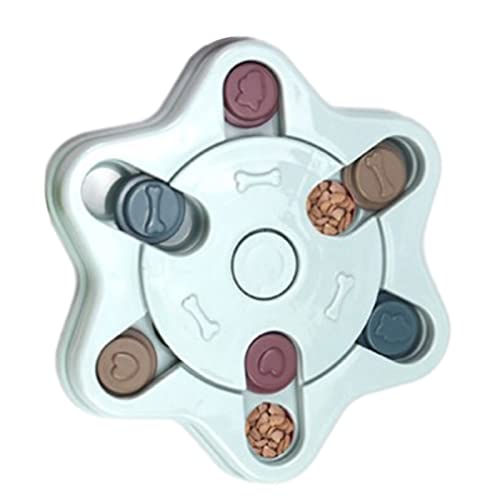 Fowybe Hundepuzzles für intelligente Hunde,Interactive Dogs Food Puzzle Feeder Toy for Creative Dog Smart - Leckerli-Spender für Hündchen, Katzen-Langeweile, rutschfestes von Fowybe