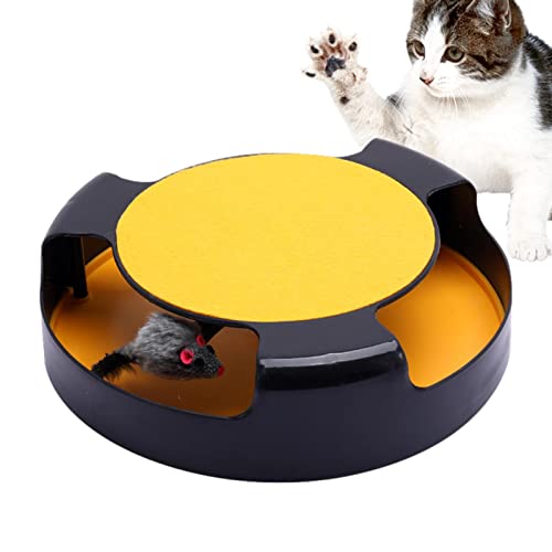 Fowybe Kratzspielzeug für Katzen | Lustiges Katzenspielzeug Mausefalle Indoor Katzenspielzeug - Lustiges Puzzlespiel Kätzchenspielzeug Interaktives Katzenspielzeug für das Wohnzimmer zu Hause von Fowybe