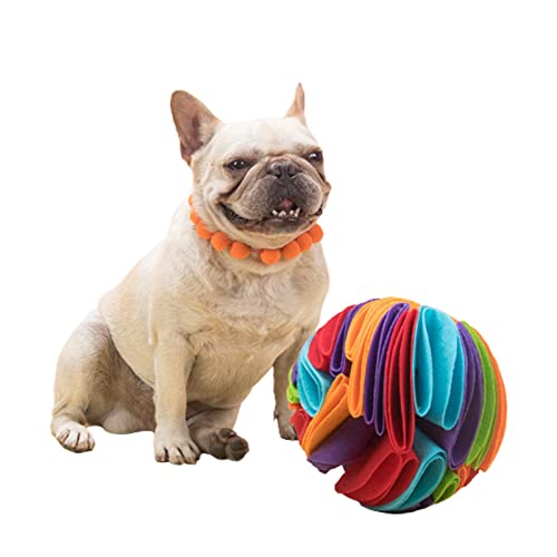 Fowybe Pet Schnüffelball | Schnüffelmatte Schnüffelball für das Hundetraining - Puzzle-Spielzeug für Hunde Bereicherungsspiel zum Stressabbau, tragbar, maschinenwaschbar von Fowybe