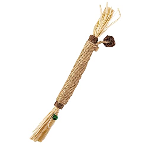 Fowybe Silvervine Sticks für Katzen - Kauspielzeug für Molaren mit Katzenminze und Pflanzenfasern - Leckbare Cat Nip Molar Rod Treats zur Mundreinigung, wiederverwendbares Kauspielzeug für orale von Fowybe