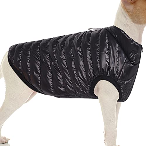 Hund Winterjacke | Stoff Hundepullover Winter Fleece Weste Hundepullover Jacke,Haustier-Herbstweste Bequeme winddichte Hundeweste Große Hundekleidung für kleine mittelgroße Hunde Katzen Mädchen Fowybe von Fowybe