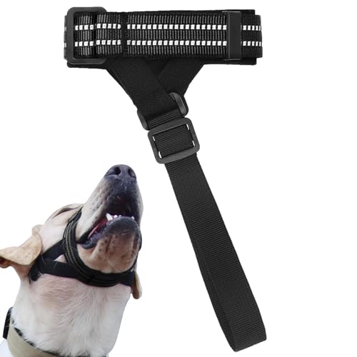 Hundemaulkörbe, Verstellbarer Hundemaulkorb mit reflektierendem Draht, Haustierzubehör für Outdoor-Aktivitäten zum Fotografieren, Zuhause, Spazierengehen, Reisen, Spielen im Freien Fowybe von Fowybe