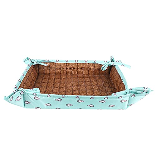 Kühlmatte Für Hunde, Haustierkühlmatte Kühlkissen Für Haustiere Gel-Haustierbett Hundebett Katzenbett,Ideal Für Zuhause Und Reisen Im Sommer Durchmesser 32x42x9cm von Fowybe