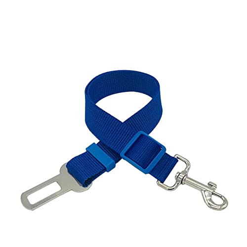 Seil Haustier Nylon Haustiere Sitz Blei Leine Hund Harness Fahrzeug Sicherheitsgurt Pet Katze Zubehör Reiseklammer Verstellbarer Sicherheitsgürtel Haustierleine Mit (Color : Blue, Size : Pet car sup von FrEshn