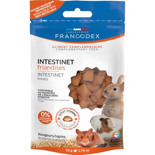 Francodex - Intestinet 50g Leckerlis für Kaninchen und Nagetiere von Francodex