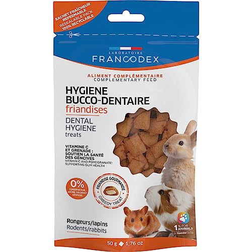 Francodex - Leckerlis Mundhygiene 50 g für Nagetiere und Kaninchen von Francodex