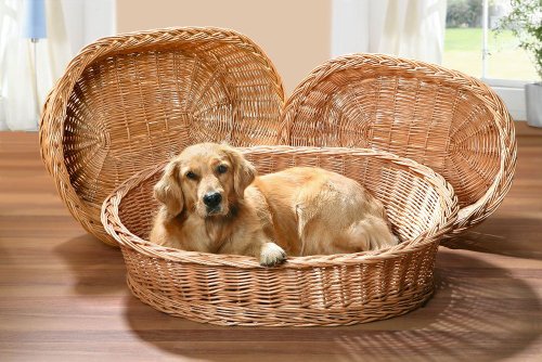 FRANK FLECHTWAREN Hundekorb, Vollweide von Frank Flechtwaren