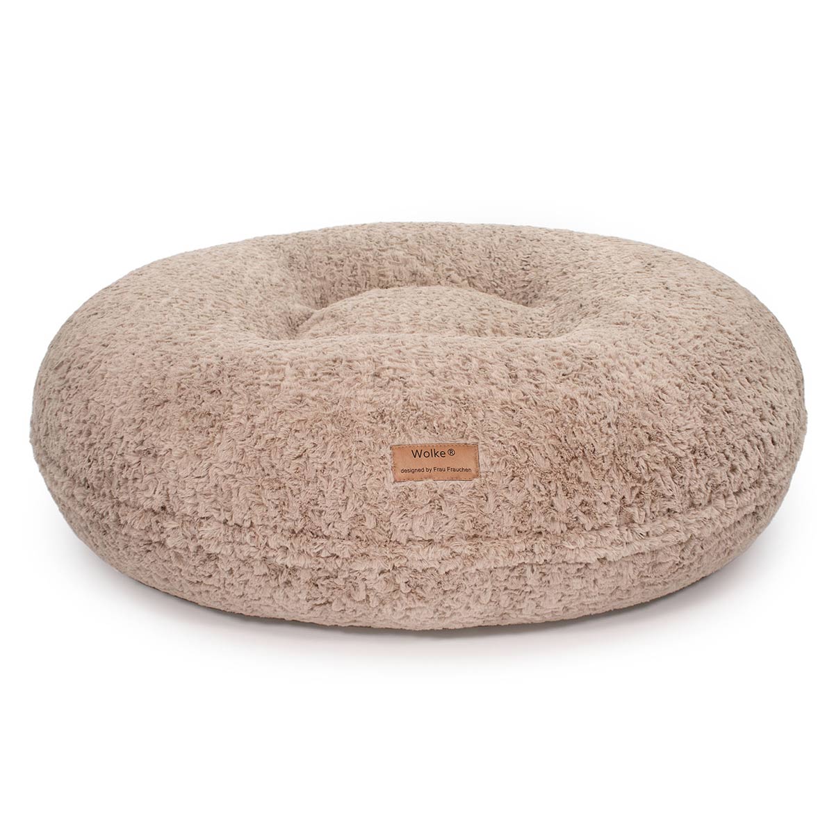 Frau Frauchen Hundebett Wolke® Curly Sand XS - 60cm von Frau Frauchen