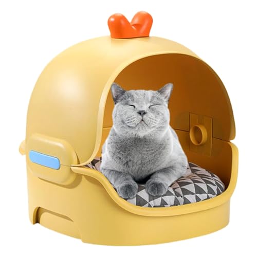 Cat Houses for Indoor Cats, Indoor Cat House, Warm Cat Cave Nest, Best Indoor Cat Houses Waterproof Cat House for Small Pets and Winter 35x35x45cm/13.78x13.78x17.72 von Fravsiu