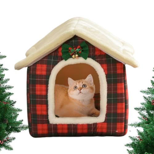 Comfortable Cat Bed Hideaway Cave | Cozy Pet Cave Cat Bed | Enclosed Hideaway Dome for Cats | Warm Indoor Dog House | Comfortable Shelter for Kittens and Small Animals von Fravsiu