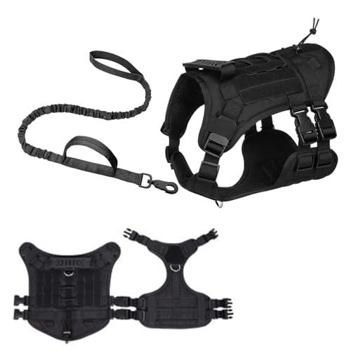 Dog Harness With Traction Rope - Adjustable Soft Vest Harness And Pet Lead Combo For Medium To Large Dogs For Walking And Training Adjustable Dog Harness With - Soft Vest Harness And Traction R von Fravsiu