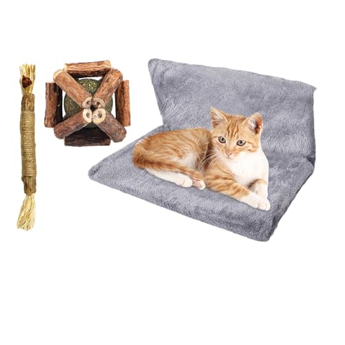 Hammock For Cats, Comfortable Dog Hammock - Washable Soft Cat Hammock For Cage, Stable Detachable Pet Bed For Kitten, Puppy, Small Dog Washable Soft Cat Hammock, Comfortable Dog Hammock For Cage - von Fravsiu